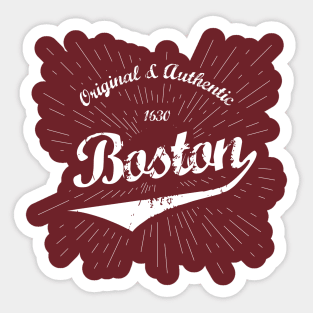 Original Boston, MA Shirt Sticker